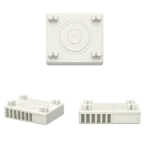 PGM Bristle Top view, Side view, Top view PGM Bristle Block