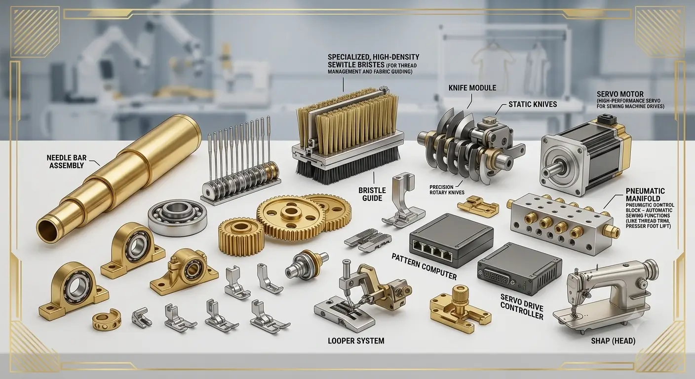 Garment Cutter Machine Spare Parts