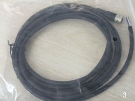 14431 Shielded Sensor / Power Cable Coiled with Connector End